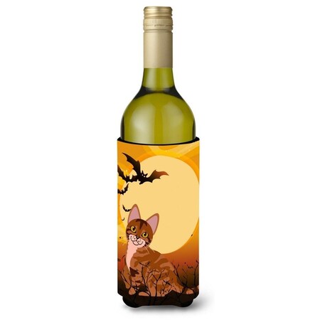 Carolines Treasures Halloween Sokoke Cat Wine Bottle Beverge Insulator Hugger BB4456LITERK